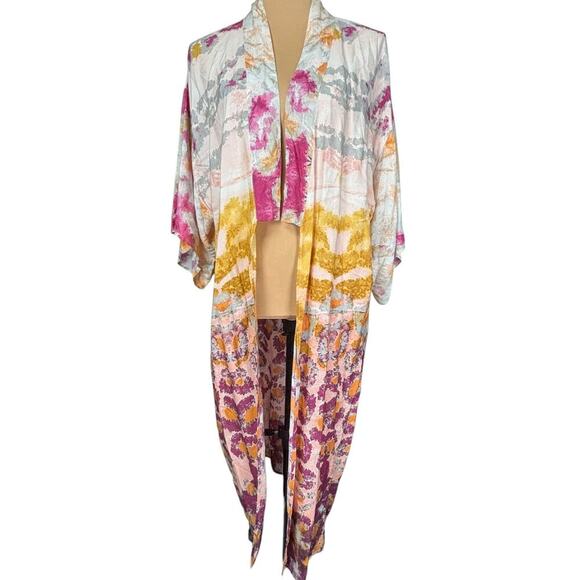 Brooke Webb for Anna & Ava Lightweight Kimono Duster One Size Art to Wear - Picture 1 of 7